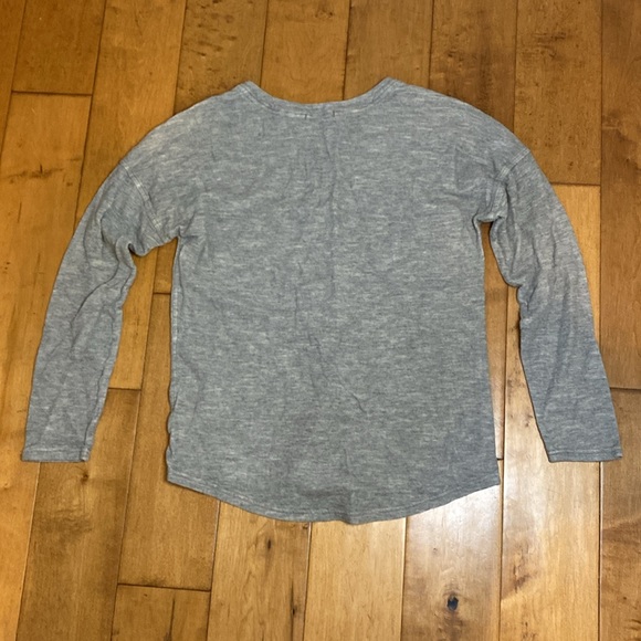 REI Crew Pullover Lined Sweatshirt Heather Grey | XS - Picture 3 of 7